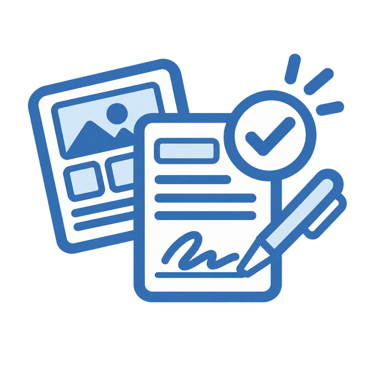 Согласуйте макеты и договор